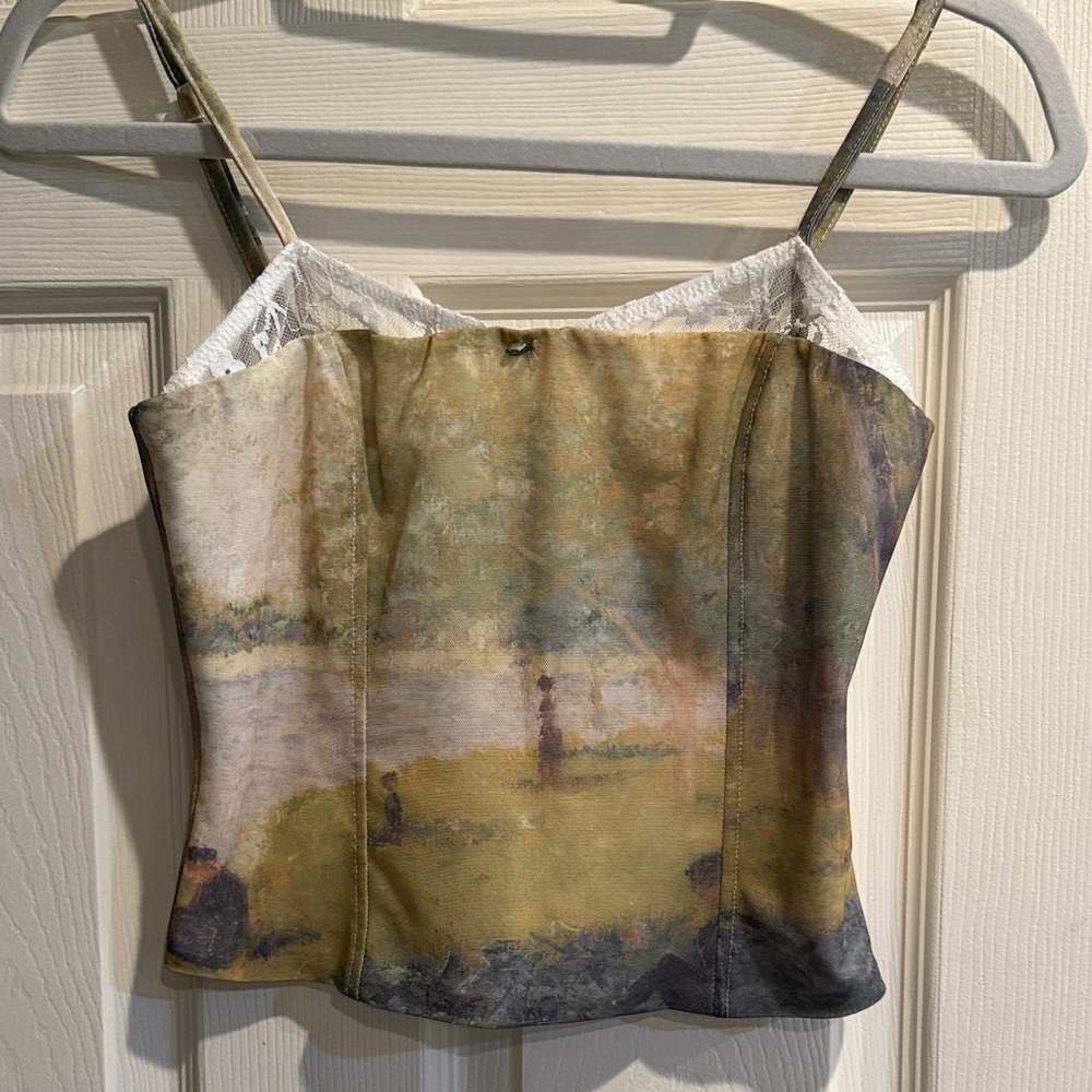 Artistic Print Women's Camisole Top